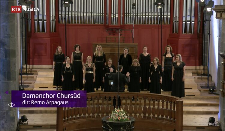 Damenchor Chursüd bei einem Kirchenkonzert